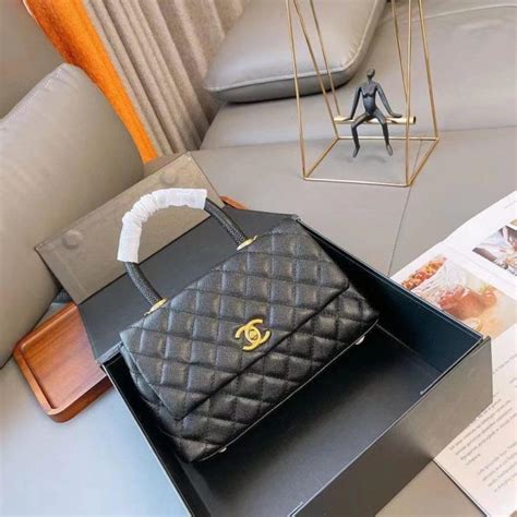 chanel coco handle gold
